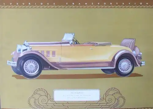 Packard Custom Eight Modellprogramm 1929 Prestigekatalog (1439)