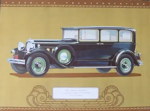 Packard Custom Eight Modellprogramm 1929 Prestigekatalog (1439)