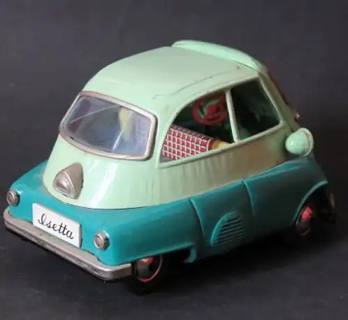 Bandai BMW Isetta 1958 Blechmodell mit Friktionsantrieb (1284)