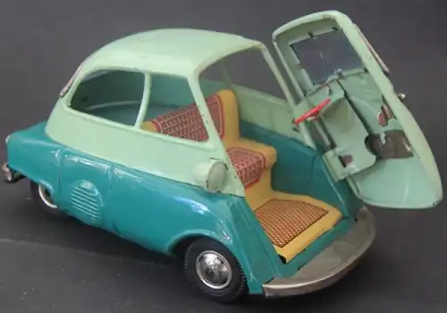 Bandai BMW Isetta 1958 Blechmodell mit Friktionsantrieb (1284)