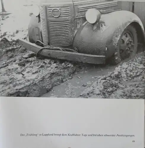 Mabre "Fahrbahn Lappland" Lastwagen im Wintereinsatz 1943 (0955)