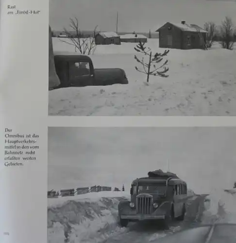 Mabre "Fahrbahn Lappland" Lastwagen im Wintereinsatz 1943 (0955)