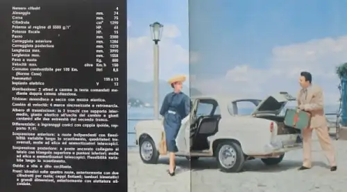 Alfa Romeo 2000 Spider Modellprogramm 1959 Automobilprospekt (1594)