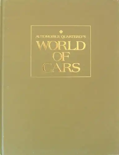 Automobil Quarterly "World of cars" Fahrzeug-Historie 1981 (1240)