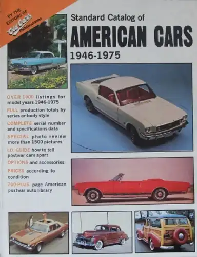 Gunnell "Standard Catalog of American Cars 1946-1975" Fahrzeug-Historie 1976 (1752)