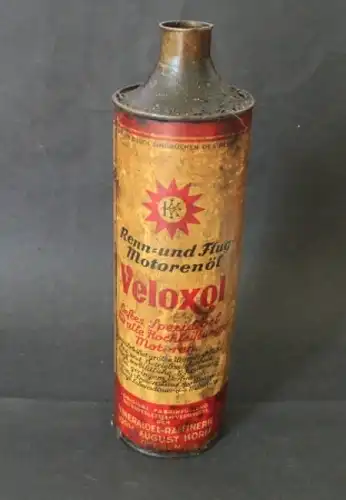 Veloxol 1925 Renn- und Flugmotorenoel Oeldose (1803)