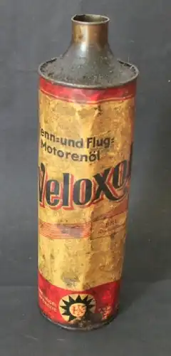 Veloxol 1925 Renn- und Flugmotorenoel Oeldose (1803)