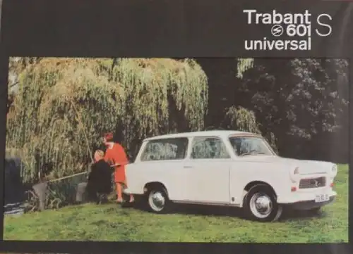 Trabant 601 Modellprogramm 1967 Automobilprospekt (1887)