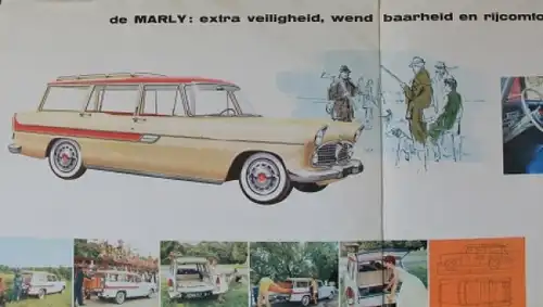 Simca Vedette Modellprogramm 1959 Automobilprospekt (2167)