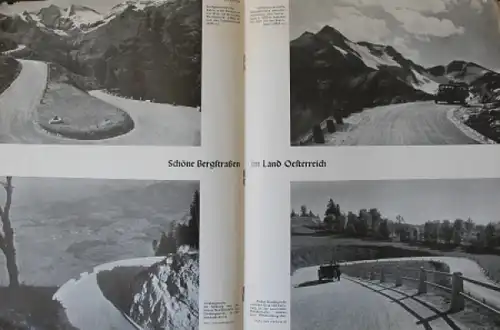 "Die Strasse - Die Autobahn" 2 Autobahn-Magazine + Postkarte 1938 (2324)