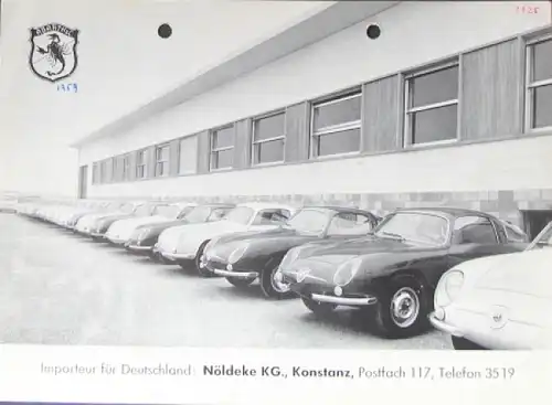 Abarth Modellprogramm 1959 Automobilprospekt (2269)