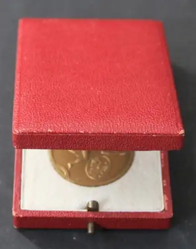 ADAC 1949 Plakette und Anstecknadel Gold "Sportliche Verdienste" in Originaletui (2410)
