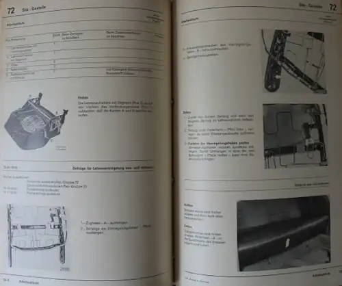 Volkswagen "Kraftstoffanlage" 1973 Reparatur-Handbuch (0794)