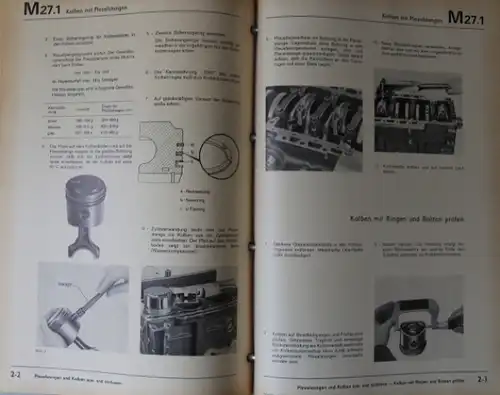 Volkswagen "Motor Wassergekühlt" 1969 Reparatur-Handbuch (0789)