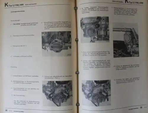 Volkswagen "Motor Wassergekühlt" 1969 Reparatur-Handbuch (0789)