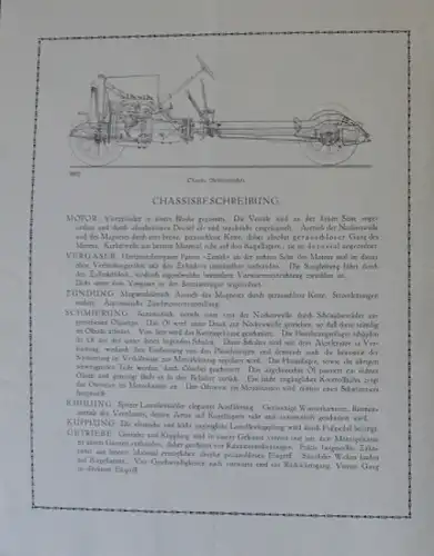 Laurin & Klement Type 9/25 HP Modellprogramm 1920 Automobilprospekt (3539)