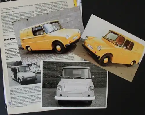 Volkswagen Fridolin 1968 drei Werksfotos und Pressetexte (3548)