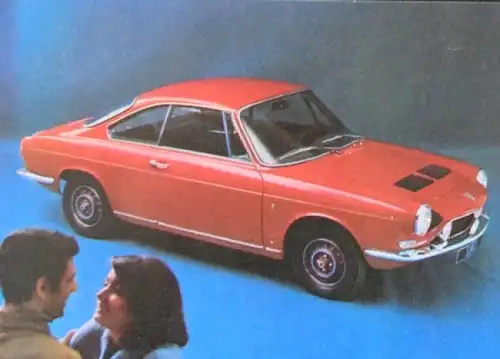 Simca Modellprogramm 1967 Automobilprospekt (3789)