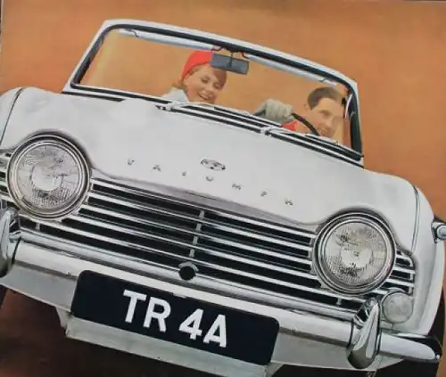 Triumph TR 4 A Sports Modellprogramm 1965 Automobilprospekt (3976)