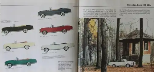 Schrader "Mercedes-Bez Cabriolets 1949-71" Mercedes-Historie 1995 (3958)