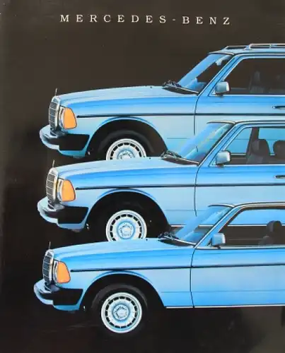 Mercedes-Benz Modellprogramm 1984  US-Cars Automobilprospekt (4866)