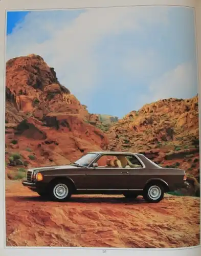 Mercedes-Benz Modellprogramm 1984  US-Cars Automobilprospekt (4866)