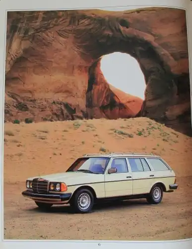 Mercedes-Benz Modellprogramm 1984  US-Cars Automobilprospekt (4866)