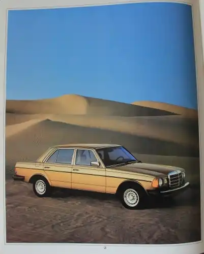Mercedes-Benz Modellprogramm 1984  US-Cars Automobilprospekt (4866)