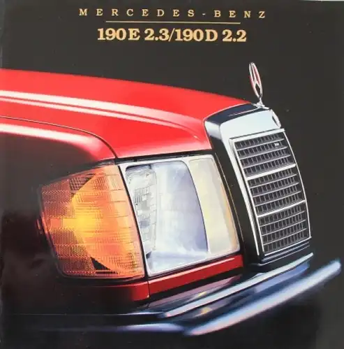 Mercedes-Benz 190 E 2.3 Modellprogramm 1984 Automobilprospekt (4862)