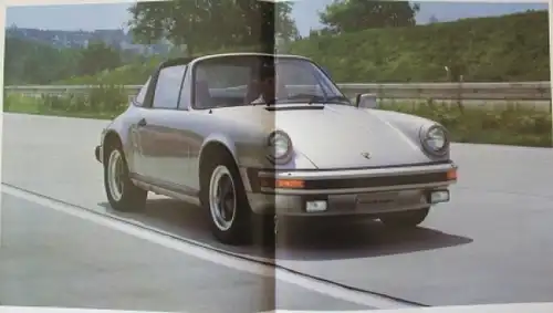 Porsche 911 - 924 - 928 Modellprogramm 1981 Automobilprospekt (4859)