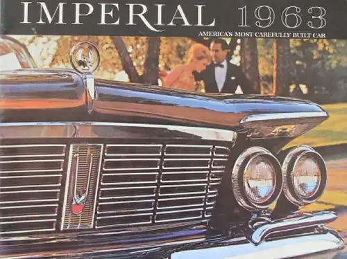 Chrysler Imperial Modellprogramm 1963 Automobilprospekt (4847)