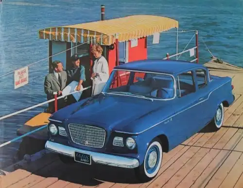 Studebaker Lark Modellprogramm 1960 Automobilprospekt (4896)