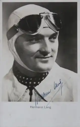 Hermann Lang Rennfahrer 1938 Original-Autogramm (5058)