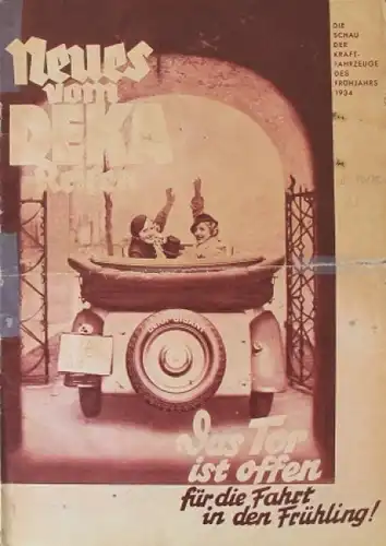 DEKA "Neues vom DEKA Reifen" Reifen-Magazin 1934 (5129)