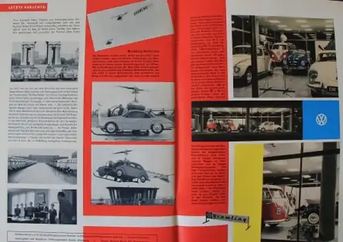 "Volkswagen Informationen" Mitteilungsblatt 1960 VW-Magazin (4976)