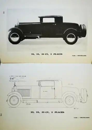 Voisin 22 CV 12 Zylinder Modellprogramm 1930 Automobilprospekt (5185)