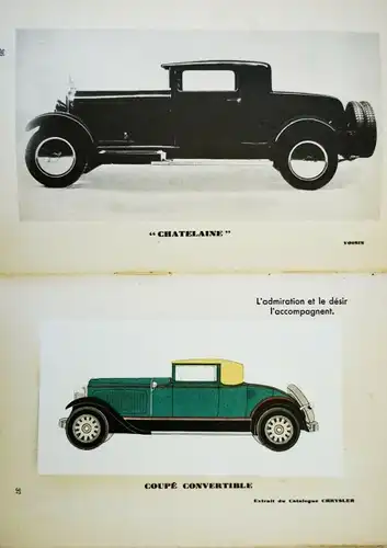 Voisin 22 CV 12 Zylinder Modellprogramm 1930 Automobilprospekt (5185)