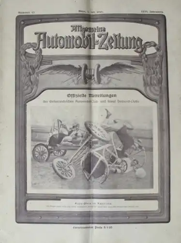 "Allgemeine Automobil-Zeitung" Automobil-Magazin 1925 (5200)