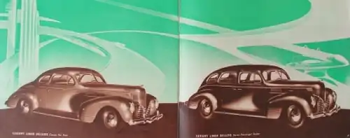 Dodge Luxury Liner Modellprogramm 1939 Automobilprospekt (4909)