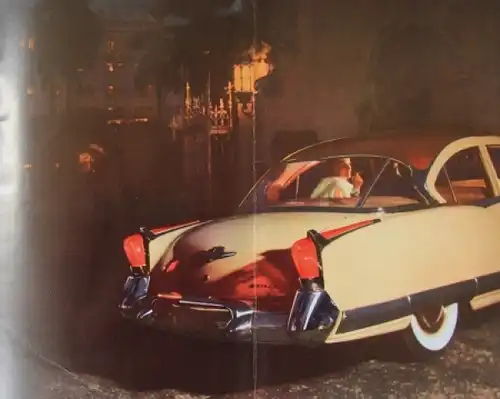 Kaiser Manhattan Modellprogramm 1954 "New Super-powered" Automobilprospekt (4904)