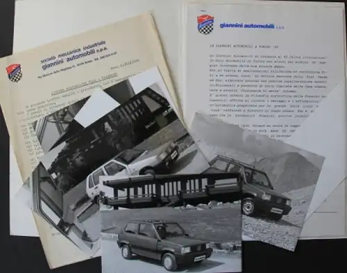 Giannini Modellprogramm 1988 Automobil-Pressemappe (2396)