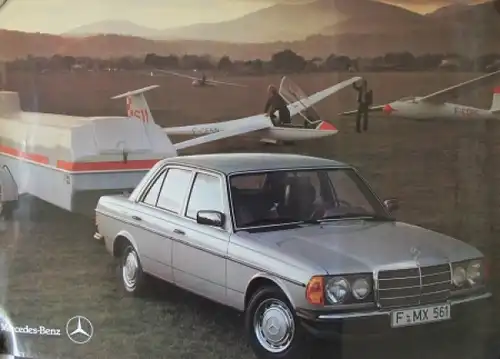 Mercedes-Benz 280 Limousine 1982 Original Werbeplakat (0332)