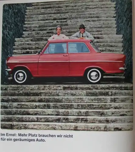 Opel Kadett Modellprogramm 1965 Automobilprospekt (5480)