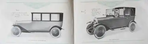 Suere Modellprogramm 1924 Automobilprospekt (5443)