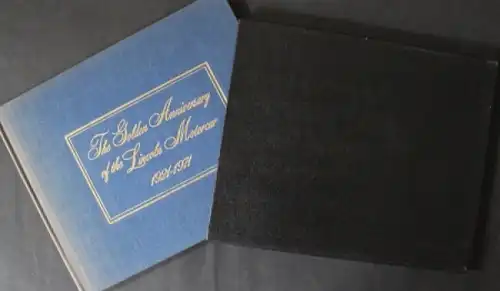 Kimes "The golden Anniversary of the Lincoln Motorcar 1921-1971" Lincoln-Fahrzeug-Historie 1971 (5431)