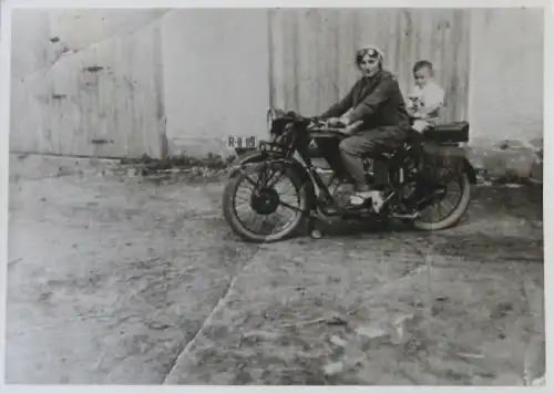 D-Rad R0/5 Motorrad Deutsche Industriewerke 1927 Originalfoto (3537)