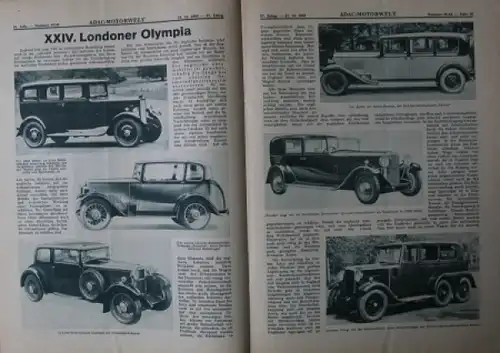 "ADAC Motorwelt" Automobilclub-Zeitschrift 1930 (5514)