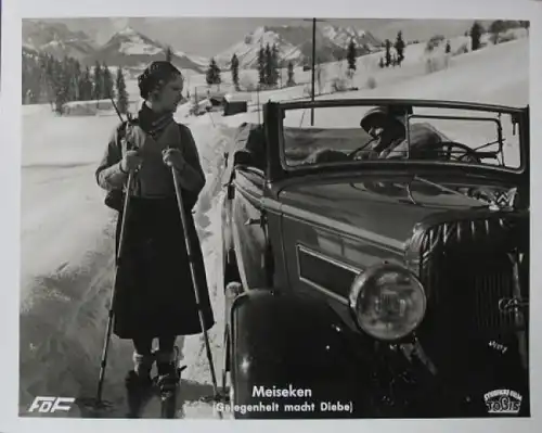 Wanderer W21 Cabriolet 1937 "Meiseken" Original-Filmfoto (5497)