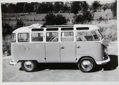 Volkswagen T1 Transporter Sambabus 8 Sitzer 1962 Werksfoto (5536)