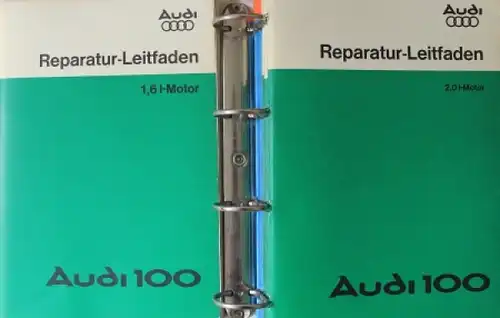 Audi 100 Zwei Liter Motor 1980 Reparatur-Leitfaden (0275)